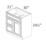 S3021DL-34-1/2 Pearl Glaze RTA