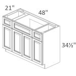 S4821B2D34 Pearl Glaze RTA