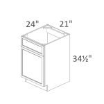 SB21 Sonoma Slim Desert Oak Shaker Pre-Assembled