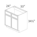 SB33 Sonoma Slim Desert Oak Shaker Pre-Assembled