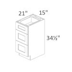 VDB15-34 Chatham Desert Oak Shaker Pre-Assembled