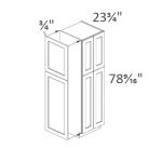 EPWP2484D Newport Homestead Oak Shaker