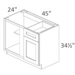BBC45 Salem White Shaker RTA