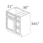 V3021DR Charleston Cream RTA