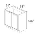 VB33FD Sonoma Slim Indigo Shaker Pre-Assembled