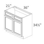 VSB36-34 Malibu Dove Pre-Assembled