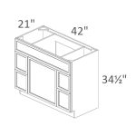VSD42 Sonoma Slim Dove Shaker Pre-Assembled
