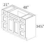 VSD4821 Vienna White Shaker RTA