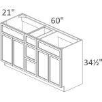VSD60D Sonoma Slim Kona Shaker Pre-Assembled