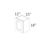 W1518 Chatham Hunter Green Shaker Pre-Assembled