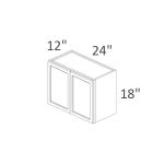 W2418 Sonoma Slim Desert Oak Shaker Pre-Assembled
