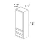 W2D1848 York Slim Brown Shaker RTA