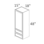 WD1848 Sonoma Slim Desert Oak Shaker Pre-Assembled