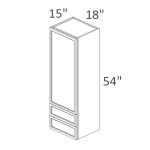 WD1854 Sonoma Slim Desert Oak Shaker Pre-Assembled