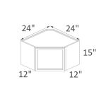 WDC2415 Sonoma Slim Dove Shaker Pre-Assembled