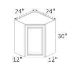 WDC2430 Jackson Chocolate Glaze Pre-Assembled