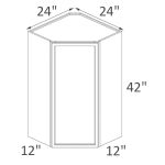 WDC2442 Sonoma Slim Dove Shaker Pre-Assembled