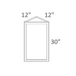 WAE1230 Sonoma Slim Indigo Shaker Pre-Assembled