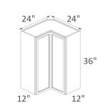 WPC2436 Sonoma Slim Desert Oak Shaker Pre-Assembled