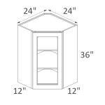 WMDC2436H Classic White Shaker Pre-Assembled