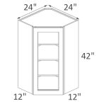WMDC2442H Classic White Shaker Pre-Assembled