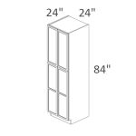 WP248424 Dayton Slim White Shaker RTA