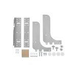 Silver Metal Door Mounting Kit for Wire RV Waste Container Series