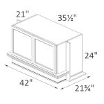 WHB3624 Lexington Blue RTA