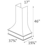 EWH36 York Slim Oak Shaker RTA