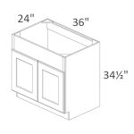 FSB36 Newport Grey Shaker RTA