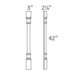 POLE28-W342 Bristol Cream Glaze