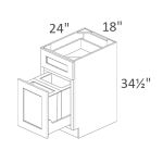 B18TCPO Salem Dove Shaker RTA