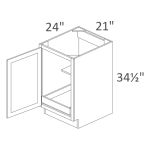 B21FH1RS Dayton Slim White Shaker RTA