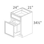 B21TCPO Dayton Slim White Shaker RTA