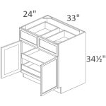 B332RS Dayton Slim White Shaker RTA