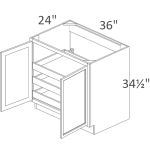 B36FH3RS Dayton Slim White Shaker RTA