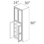 U3090244RS Newtown White RTA