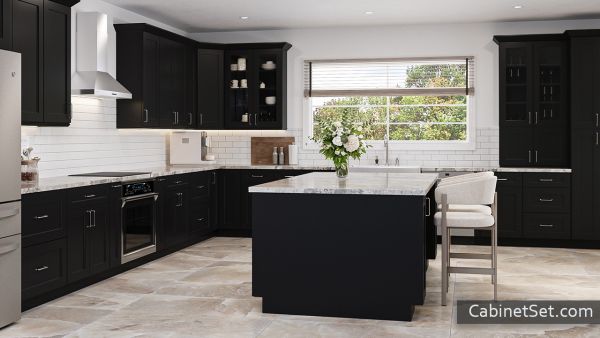 Black rta cabinets discount