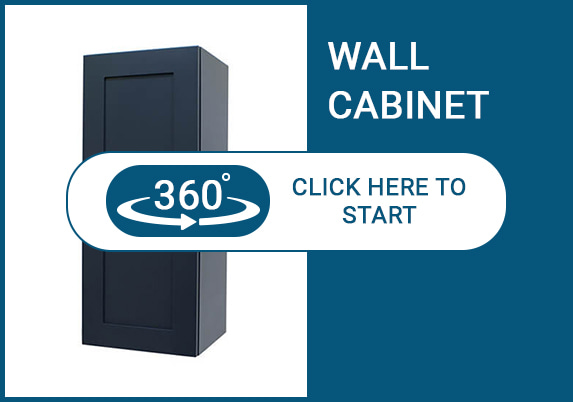 Madison Blue Shaker Wall Cabinet