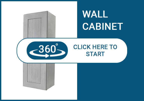 Newport Grey Shaker Wall Cabinet