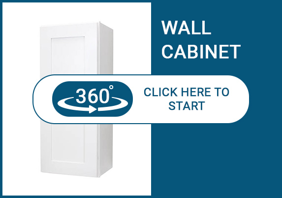Newport White Shaker Wall Cabinet