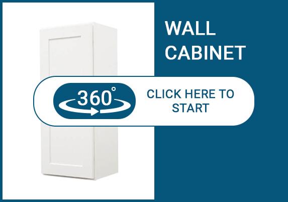 Salem White Shaker Wall Cabinet