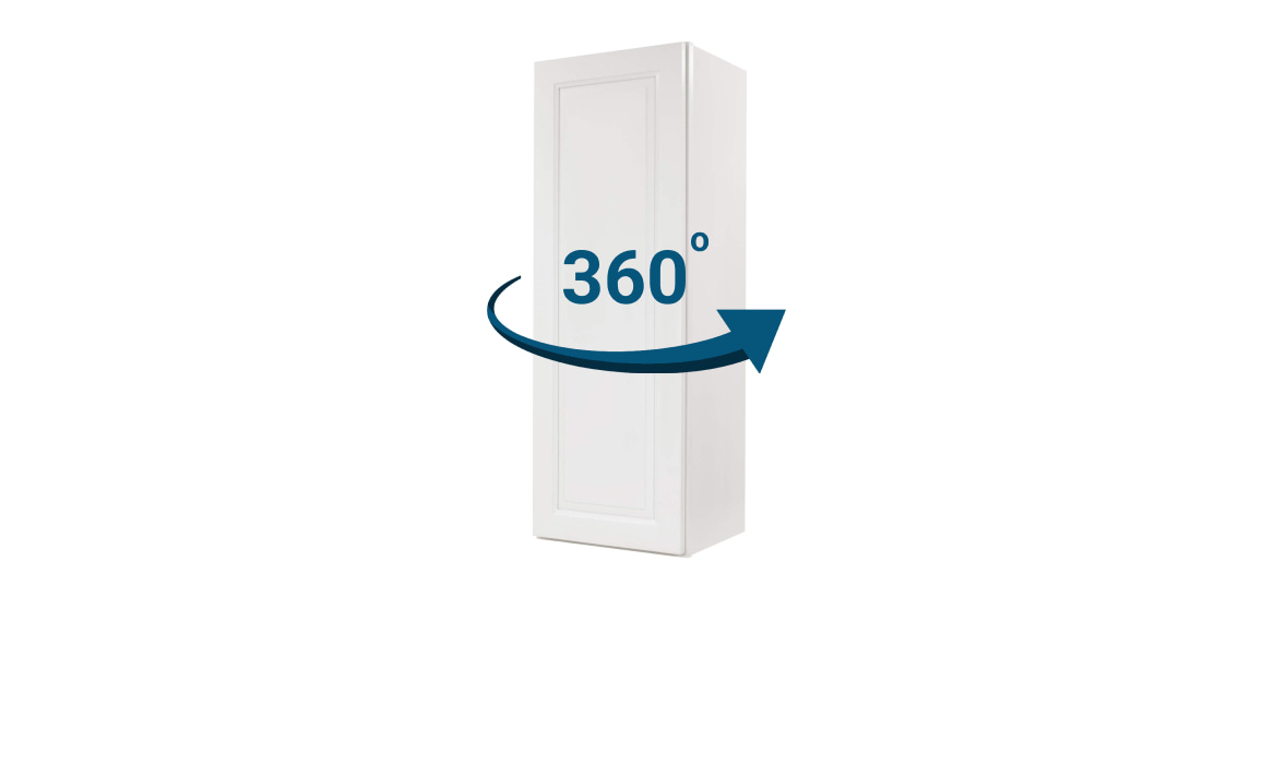 Verona White Wall Cabinet