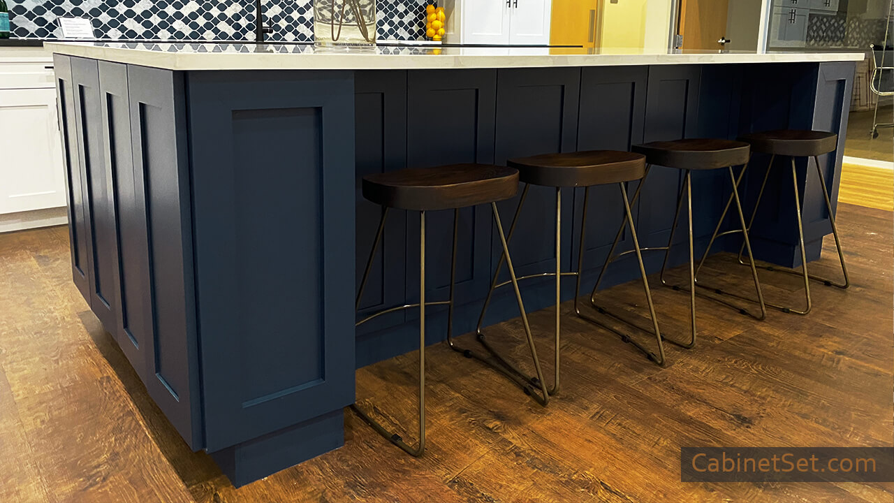 Madison Blue Shaker Kitchen