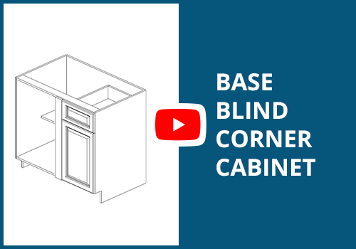Frameless Assembly Blind Base Cabinet