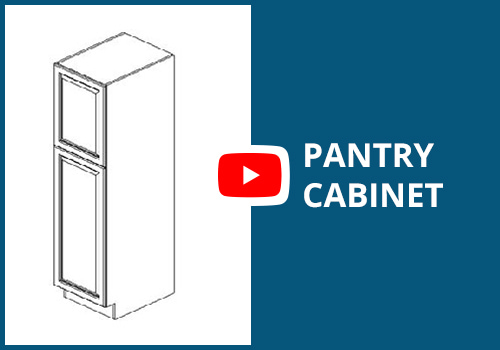 Frameless Assembly Pantry & Oven Cabinet
