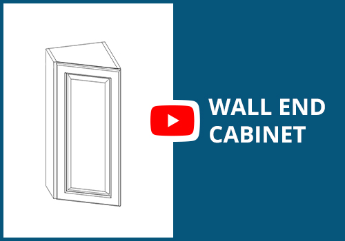 Frameless Assembly Wall End Cabinet