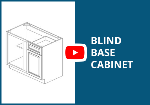 Frameless Assembly Blind Base Cabinet
