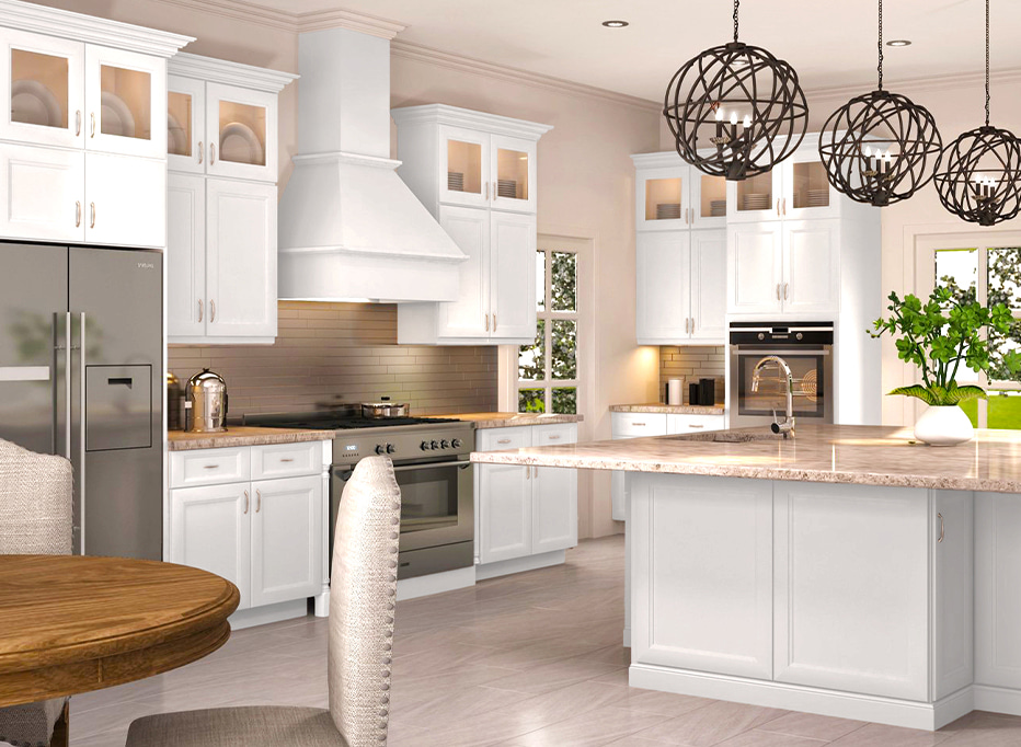 Bergen Latte - Pre-Assembled Kitchen Cabinets