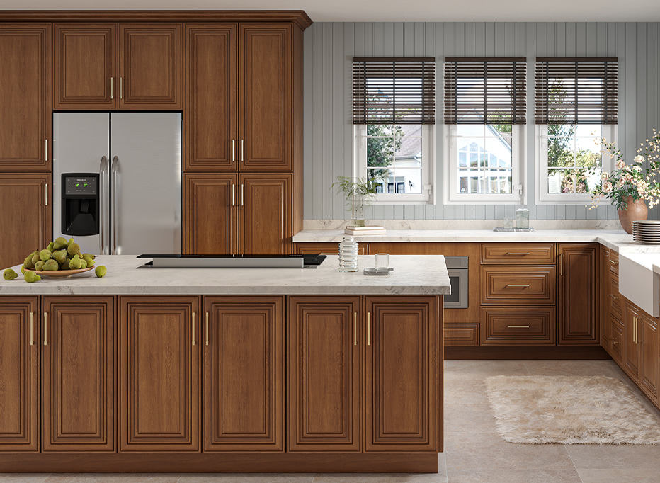 Charleston Cherry Cabinets- RTA Cherry Kitchen Cabinets